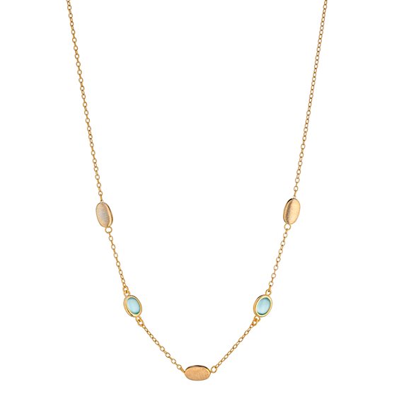 Collar Marcello Pane Mujer in Plata CLML 030.AZZURRO - CLML 030.AZZURRO